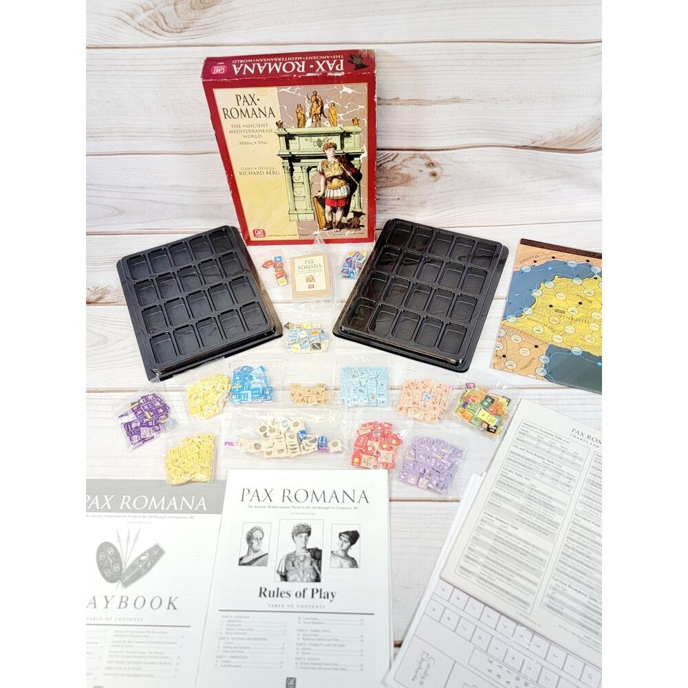 Pax Romana The Ancient Mediterranean World GMT Games 1st Edition 2006 Complete